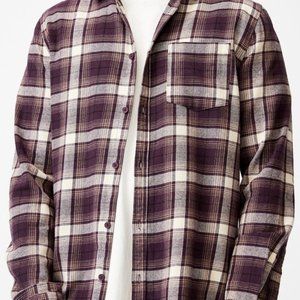 Cotton On Garments Washed Check Plaid Shirt Large 3610397-16